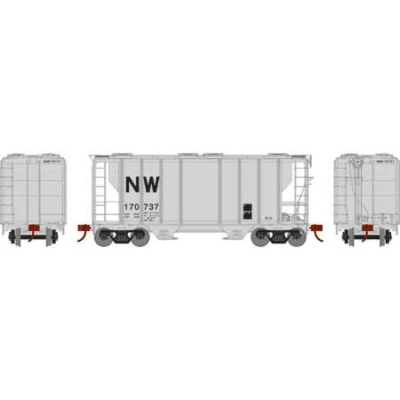 Athearn HO Scale RTR PS-2 2600 Covered Hopper, N&W #170737