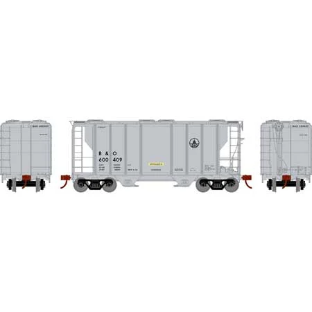 Athearn HO Scale PS-2 2600 Covered Hopper, B&O #600409