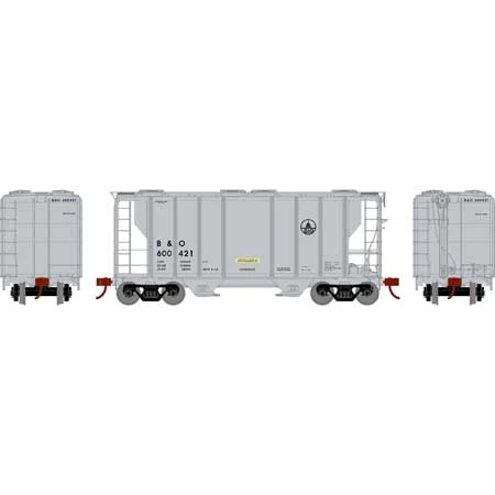 Athearn HO Scale PS-2 2600 Covered Hopper, B&O #600421