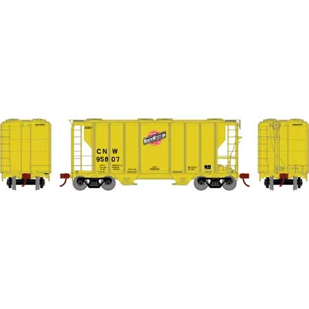 Athearn HO Scale PS-2 2600 Covered Hopper, C&NW #95807
