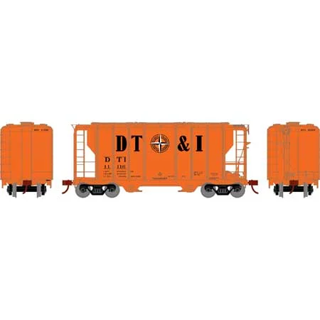 Athearn HO Scale PS-2 2600 Covered Hopper, DT&I #11116