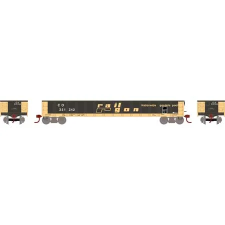 Athearn N Scale 52' Mill Gondola, C&O #351342