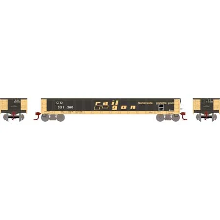 Athearn N Scale 52' Mill Gondola, C&O #351360