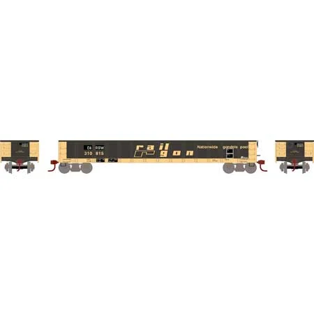 Athearn N Scale 52' Mill Gondola, D&RGW #310815