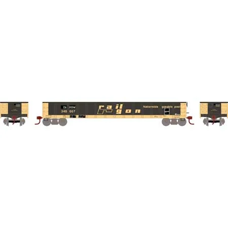 Athearn N Scale 52' Mill Gondola, D&RGW #340057
