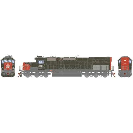 Athearn HO Scale RTR SD40T-2, SP/1990's #8314