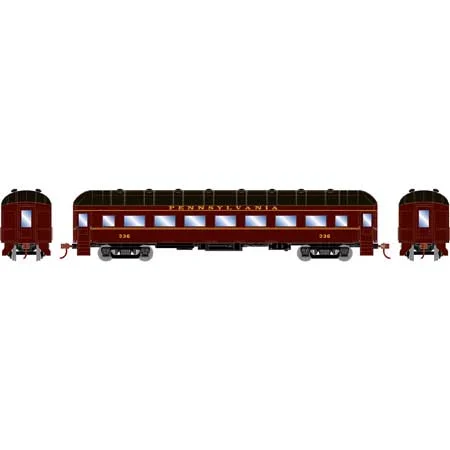 Athearn HO Scale RTR Arch Roof Coach, PRR #336