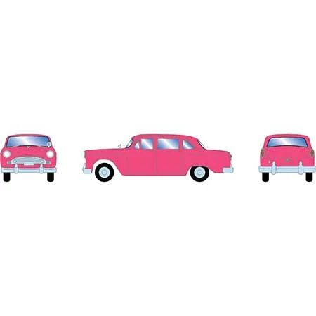 Athearn HO Scale RTR 1950s Sedan, Pink