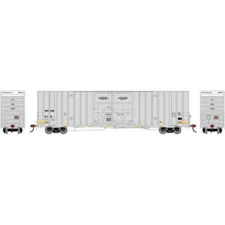 Athearn HO Scale RTR 60' Gunderson Box, WRWK #619