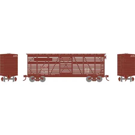 Athearn HO Scale 40' Stock Car, ATSF #26669