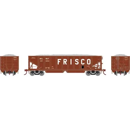 Athearn HO Scale 40' Ribbed 3-Bay Ballast Hopper, SLSF #97003