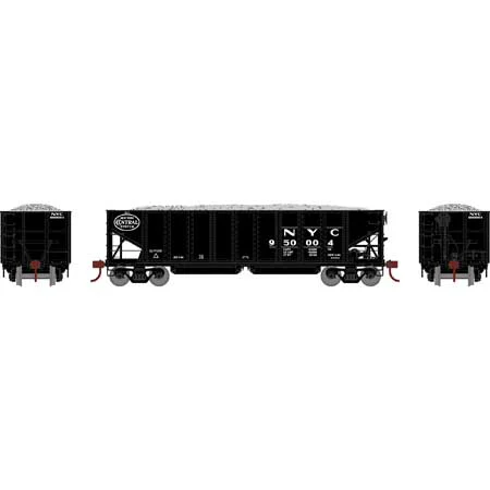 Athearn HO Scale 40' Ribbed 3-Bay Ballast Hopper, NYC #950004