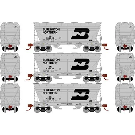 Athearn HO Scale ACF 2970 Covered Hopper, BN (3)