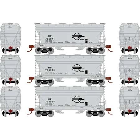 Athearn HO Scale ACF 2970 Covered Hopper, MP (3)