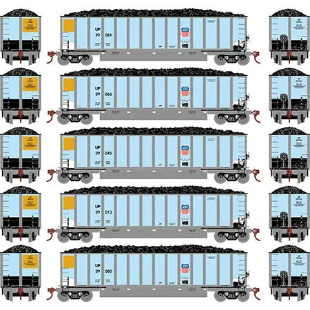 Athearn HO Scale Bethgon Coalporter w/Load, UP #1 (5)