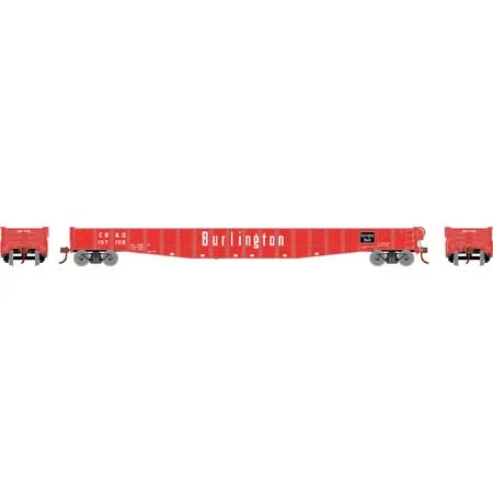 Athearn HO Scale RTR 65'6" Mill Gondola, CB&Q #197199