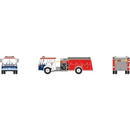 Athearn HO Scale RTR Ford C Fire Truck, Perryville/Maryland