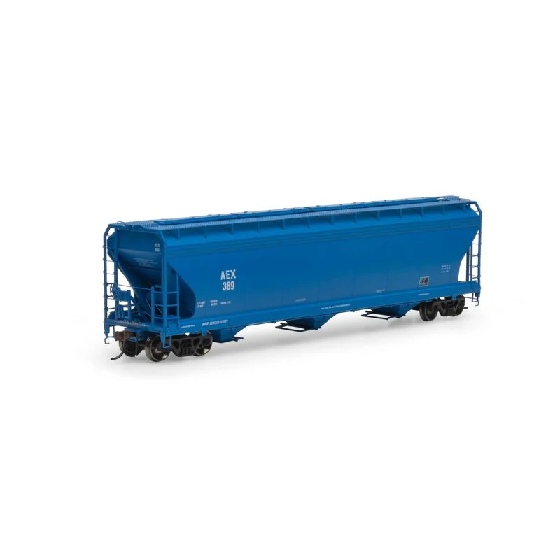 Athearn Genesis HO Scale ACF 4600 3-Bay CF Hopper AEX-Ex GTW #389