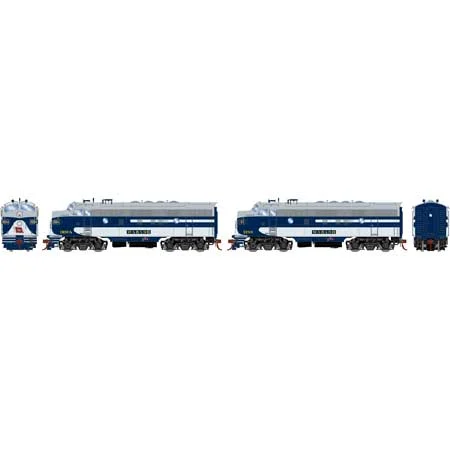 Athearn Genesis HO F7A/F7A Set w/DCC & Sound WAB #1169-A/1189