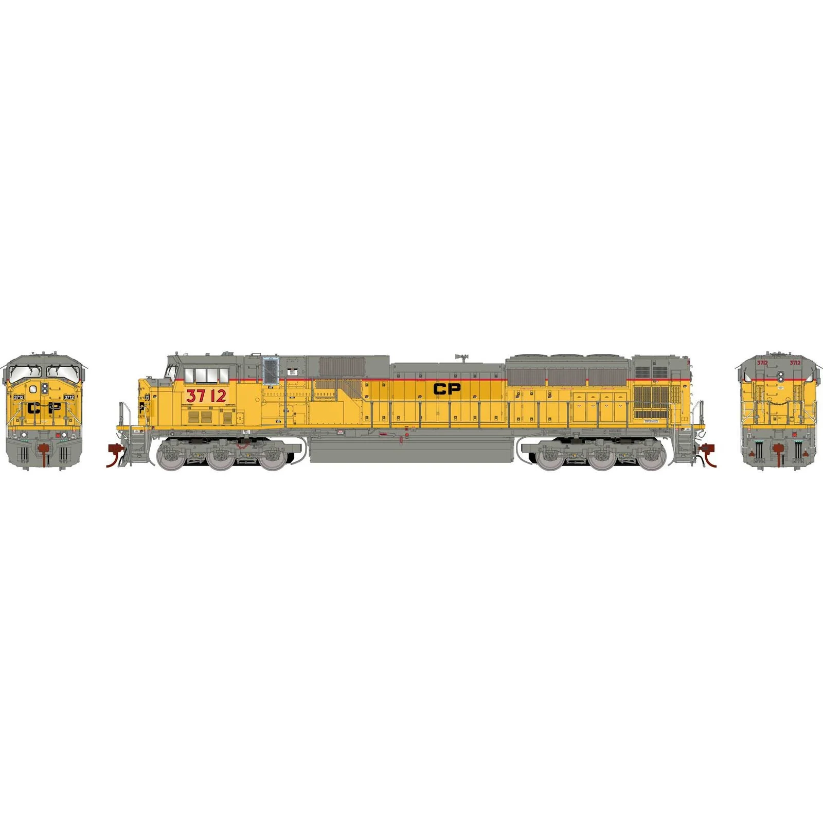 Athearn Genesis HO Canadian Pacific Ex UP #3712 EMD SD90/43MAC Locomotive DCC Ready