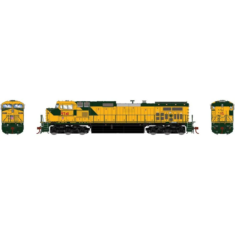 Athearn Genesis HO Scale Union Pacific Patched Ex CNW #9741 Dash 9-44CW (DCC Ready)