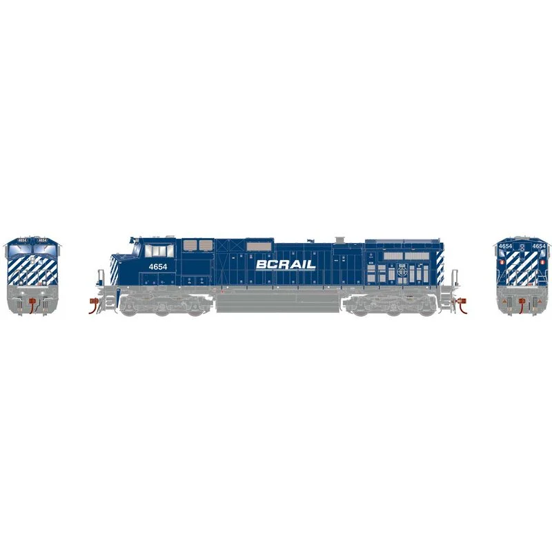 Athearn Genesis HO Scale BCOL #4654 Dash 9-44CW