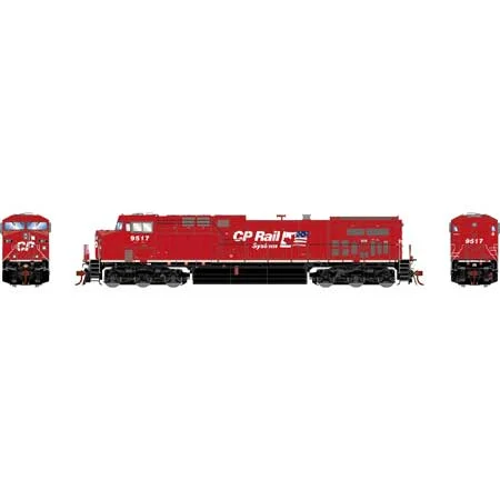 Athearn Genesis HO Scale AC4400CW, CPR #9517 ( Dual Flags)