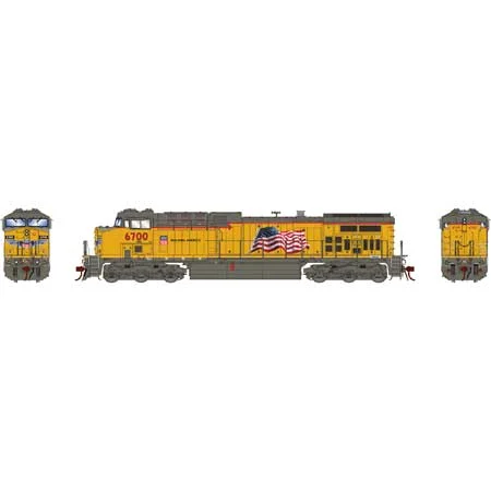 Athearn Genesis HO Scale AC4400CW w/DCC & Sound, UP/Flag #6700