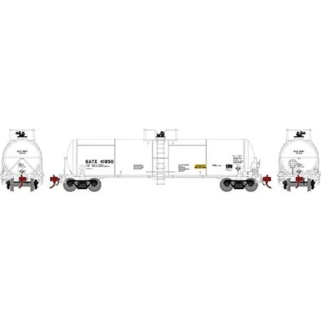 Athearn Genesis HO Scale 20K Gal Acid Tank, GATX/White #41850