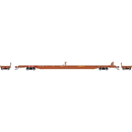 Athearn Genesis HO Scale F89-F 89'8" TOFC Flat, KCS #8515