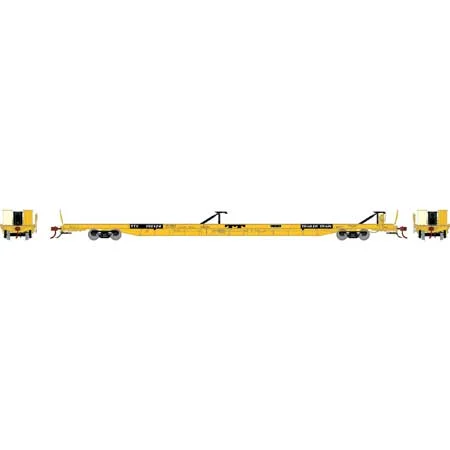 Athearn Genesis HO Scale F89-F 89'8" TOFC Flat, TTX/Yellow #150126