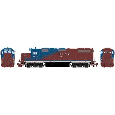 Athearn Genesis HO Scale GP38-2 w/DCC & Sound, HLCX #3812