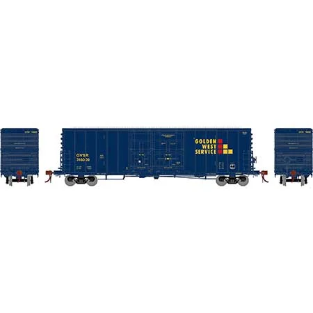 Athearn Genesis HO Scale 50' PC&F 8' & 6' Box, GVSR #746009