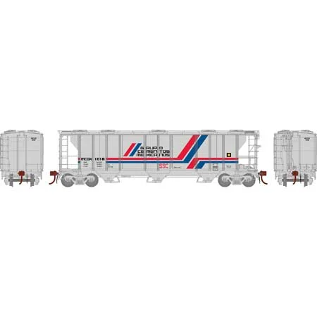 Athearn Genesis HO Scale PS-2 2893 3-Bay Covered Hopper, MCDX #1016