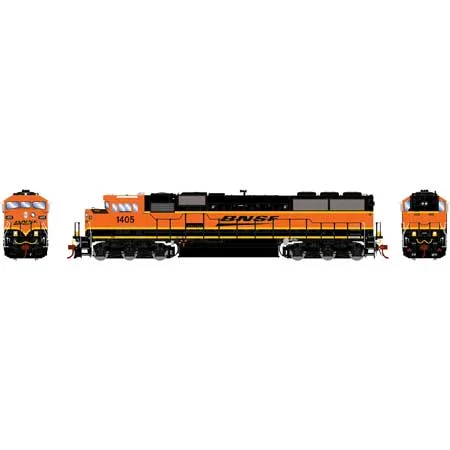 Athearn Genesis HO Scale G2.0 SD60M-3 Tri-Clops, BNSF#1405