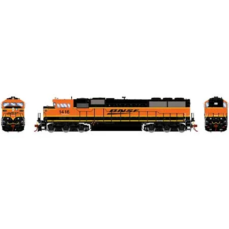 Athearn Genesis HO Scale G2.0 SD60M-3 Tri-Clops, BNSF #1416