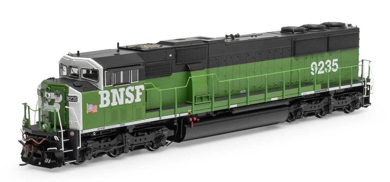 Athearn Genesis HO BNSF #9235 EMD SD60M 'Tri-Clops' Locomotive ATHG75541 DCC Ready