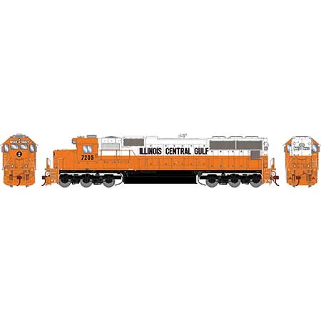 Athearn Genesis HO Scale SD70, llinois Central Gulf #7205