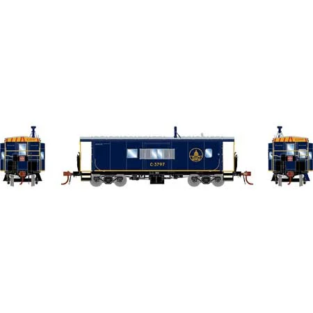 Athearn Genesis HO Scale C-26 ICC Caboose w/Lights & Sound, B&O #C-3797