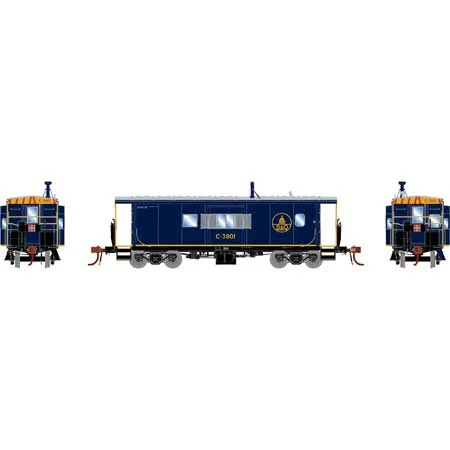 Athearn Genesis HO Scale C-26 ICC Caboose w/Lights & Sound, B&O #C-3801
