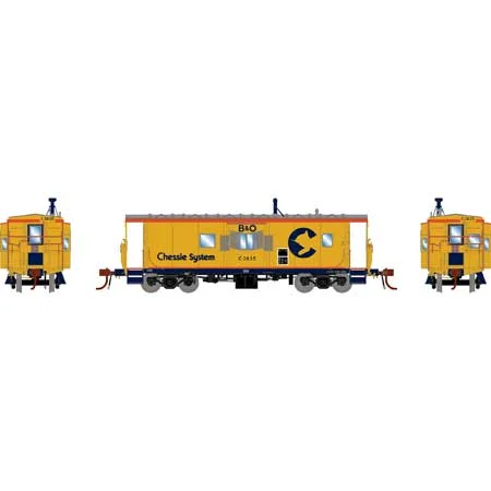 Athearn Genesis HO Scale C-26A ICC Caboose/Light &Snd,Chessie/B&O#C-3835