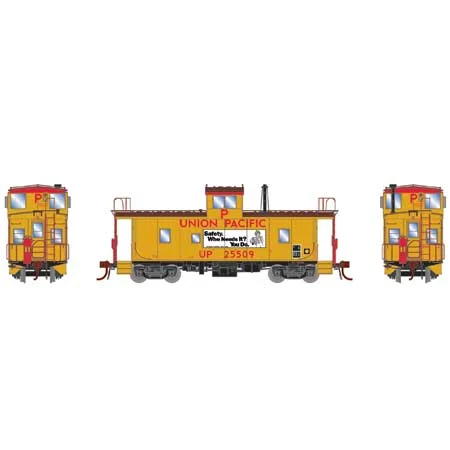 Athearn Genesis HO Scale CA-8 Late Caboose w/Lights & Sound, UP #25509