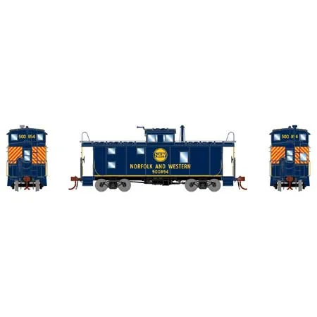 Athearn Genesis HO Scale C-20 ICC Caboose w/Lights & Sound, N&W #500854