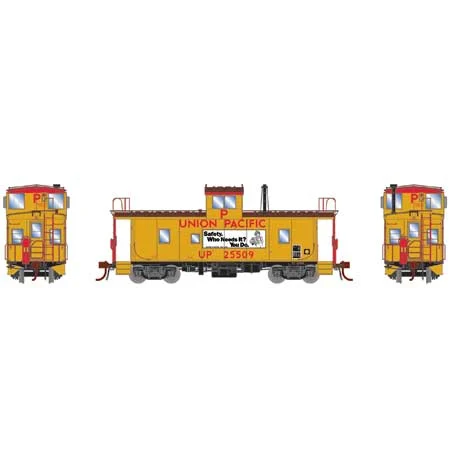Athearn Genesis HO Scale CA-8 Late Caboose w/Lights, UP #25509
