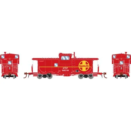 Athearn Genesis HO Scale CE-11 ICC Caboose w/Lights, SF #999798