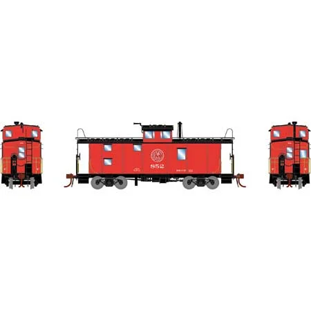 Athearn Genesis HO Scale ICC Caboose w/Lights, P&WV #852