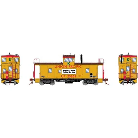 Athearn Genesis HO Scale ICC Caboose CA-9 w/Lights, UP #25669