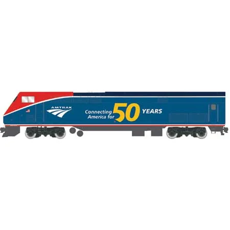 Athearn Genesis HO Scale AMD103/P42,Amtrak/50th Anniversary PhaseVI #108