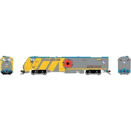 Athearn Genesis HO Scale P42DC w/DCC & Sound, VIA/Poppy #916