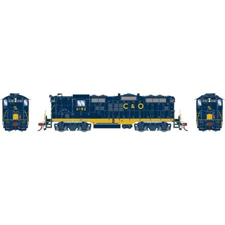 Athearn Genesis HO Scale GP9 w/DCC & Sound, C&O #6182